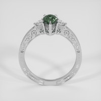 1.00 Ct. Green Sapphire Ring, Platinum 950 3