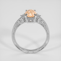 2.02 Ct. Padparadscha Sapphire Ring, Platinum 950 3