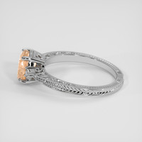 2.02 Ct. Padparadscha Sapphire Ring, Platinum 950 4