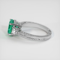 2.09 Ct. Emerald Ring, Platinum 950 4