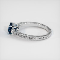 1.24 Ct. Sapphire Ring, Platinum 950 4