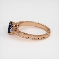0.73 Ct. Sapphire Ring, 18K Rose Gold 4