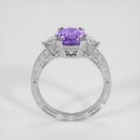1.94 Ct. Purple Sapphire Ring, 10K White Gold 3