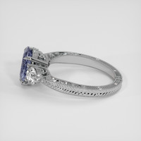 1.75 Ct. Blue Sapphire Ring, 10K White Gold 4