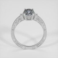 1.62 Ct. Bluish Grey Sapphire Ring, 10K White Gold 3