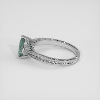 1.32 Ct. Alexandrite Ring, 14K White Gold 4