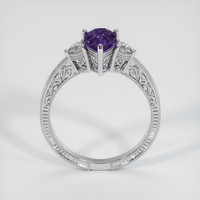 1.71 Ct. Purple Sapphire Ring, 14K White Gold 3