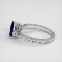 1.52 Ct. Blue Sapphire Ring, 14K White Gold 4