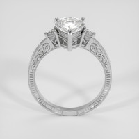 1.64 Ct. White Sapphire Ring, 14K White Gold 3
