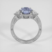 1.75 Ct. Blue Sapphire Ring, 14K White Gold 3