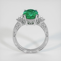 2.81 Ct. Emerald Ring, 18K White Gold 3