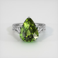 6.30 Ct. Gemstone Ring, 18K White Gold 1