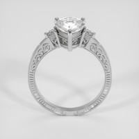 1.64 Ct. White Sapphire Ring, 18K White Gold 3