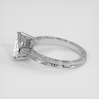 1.64 Ct. White Sapphire Ring, 18K White Gold 4