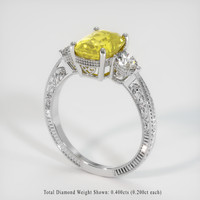 2.68 Ct. Sapphire Ring, 18K White Gold 2