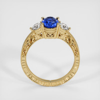 1.26 Ct. Blue Sapphire Ring, 10K Yellow Gold 3