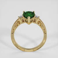 2.73 Ct. Green Sapphire Ring, 10K Yellow Gold 3