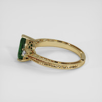 2.73 Ct. Green Sapphire Ring, 10K Yellow Gold 4