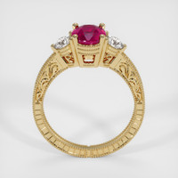 1.24 Ct. Ruby Ring, 14K Yellow Gold 3