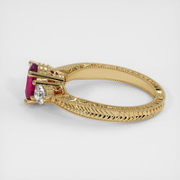 1.24 Ct. Ruby Ring, 14K Yellow Gold 4