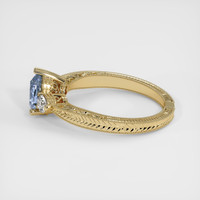0.75 Ct. Sapphire Ring, 14K Yellow Gold 4