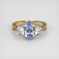 2.55 Ct. Blue Sapphire Ring, 14K Yellow Gold 1