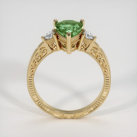 1.89 Ct. Green Sapphire Ring, 14K Yellow Gold 3