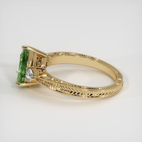 1.89 Ct. Green Sapphire Ring, 14K Yellow Gold 4