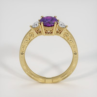 1.13 Ct. Bi Color Sapphire Ring, 14K Yellow Gold 3