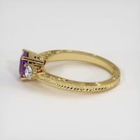 1.13 Ct. Bi Color Sapphire Ring, 14K Yellow Gold 4