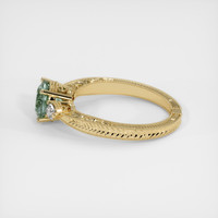 0.90 Ct. Sapphire Ring, 14K Yellow Gold 4