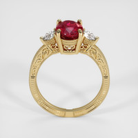 1.51 Ct. Ruby Ring, 18K Yellow Gold 3
