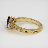 1.32 Ct. Sapphire Ring, 18K Yellow Gold 4