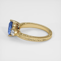1.08 Ct. Sapphire Ring, 18K Yellow Gold 4