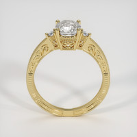 1.30 Ct. White Sapphire Ring, 18K Yellow Gold 3