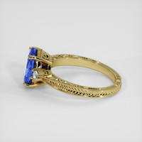 2.56 Ct. Blue Sapphire Ring, 18K Yellow Gold 4