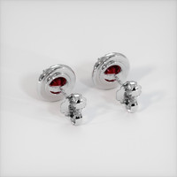 <span>2.42</span> <span class="tooltip-light">Ct.Tw.<span class="tooltiptext">Total Carat Weight</span></span> Ruby Earrings, Platinum 950 4