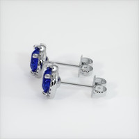 <span>1.68</span> <span class="tooltip-light">Ct.Tw.<span class="tooltiptext">Total Carat Weight</span></span> Blue Sapphire Earrings, Platinum 950 3
