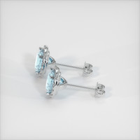 <span>1.79</span>&nbsp;<span class="tooltip-light">Ct.Tw.<span class="tooltiptext">Total Carat Weight</span></span> Gemstone Earrings, Platinum 950 3