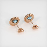 <span>1.79</span>&nbsp;<span class="tooltip-light">Ct.Tw.<span class="tooltiptext">Total Carat Weight</span></span> Gemstone Earrings, 14K Rose Gold 4