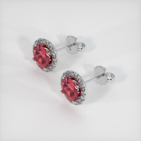 <span>1.96</span>&nbsp;<span class="tooltip-light">Ct.Tw.<span class="tooltiptext">Total Carat Weight</span></span> Sapphire Earrings, 14K White Gold 3