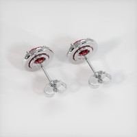 <span>1.96</span>&nbsp;<span class="tooltip-light">Ct.Tw.<span class="tooltiptext">Total Carat Weight</span></span> Sapphire Earrings, 14K White Gold 4
