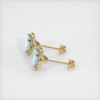 <span>1.79</span>&nbsp;<span class="tooltip-light">Ct.Tw.<span class="tooltiptext">Total Carat Weight</span></span> Gemstone Earrings, 14K Yellow Gold 3