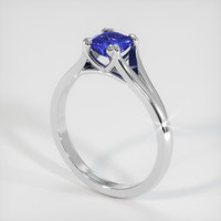 0.86 Ct. Sapphire Ring, Platinum 950 2