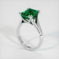 3.70 Ct. Emerald Ring, Platinum 950 2