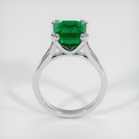 3.70 Ct. Emerald Ring, Platinum 950 3