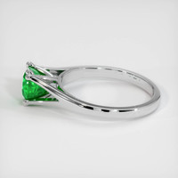 0.94 Ct. Emerald Ring, Platinum 950 4