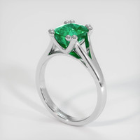 1.82 Ct. Emerald Ring, Platinum 950 2