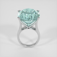 46.45 Ct. Bluish Green Topaz Ring, Platinum 950 3