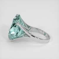 46.45 Ct. Bluish Green Topaz Ring, Platinum 950 4